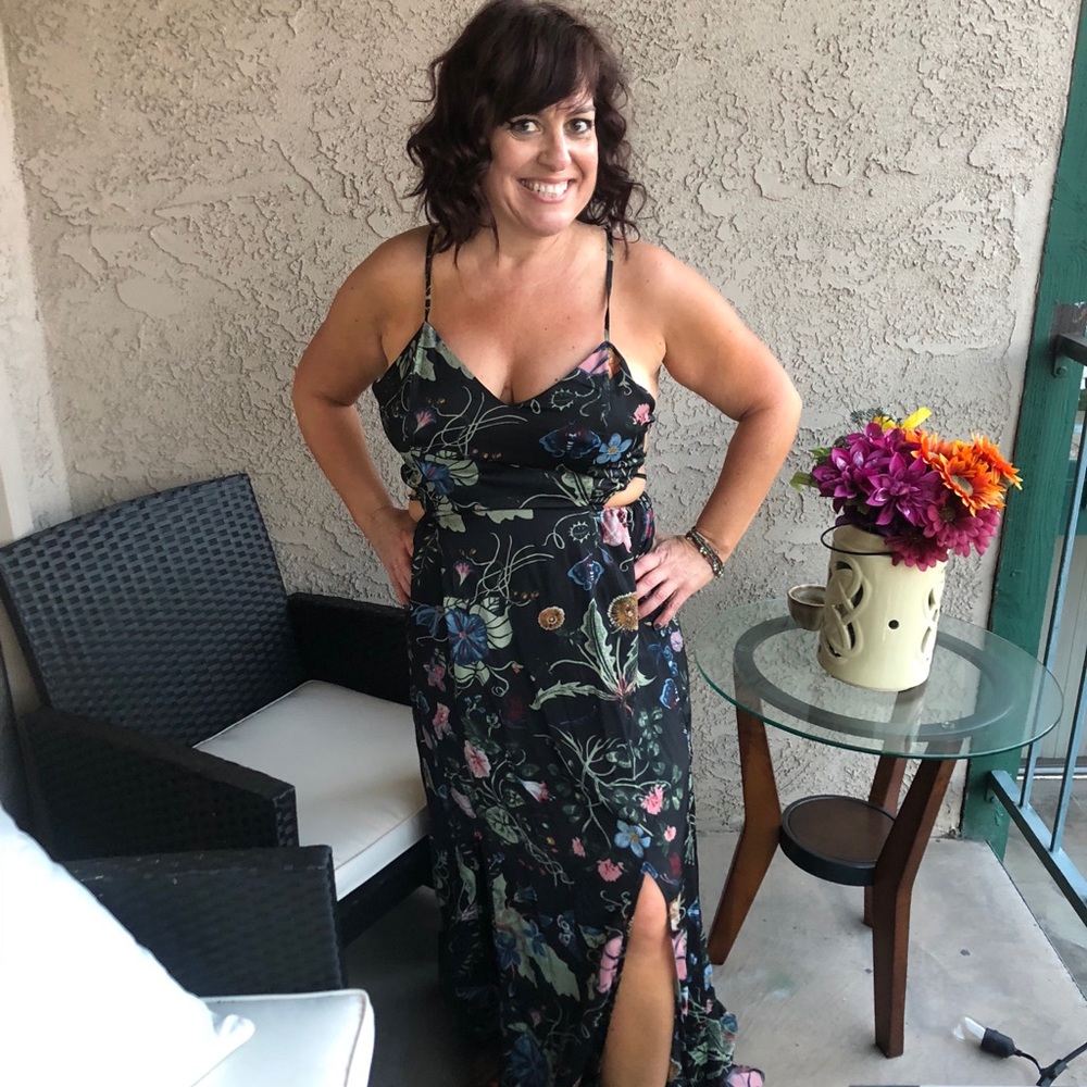 Floral spring dress